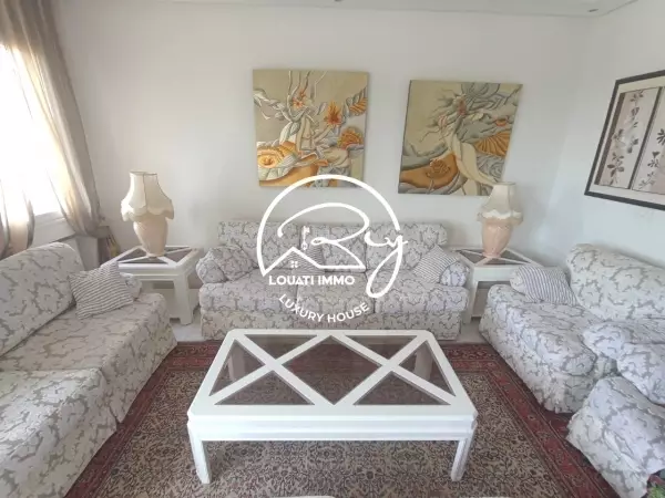 Un Appartement S+2 meublé à La Marsa