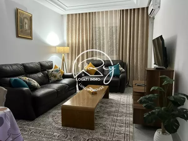 Un Appartement S+2 meublé à Louer aux Jardin de L'aouina